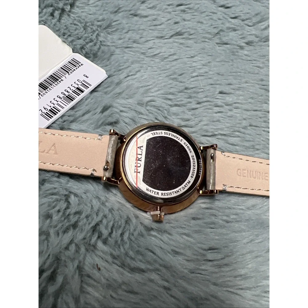 Furla‎ Jada Date Women's Wristwatch R4251121502 35MM Leather Band New